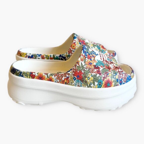 New! Adidas Originals Adifom Stan X Liberty London Slides Sz 6 - Picture 5 of 11